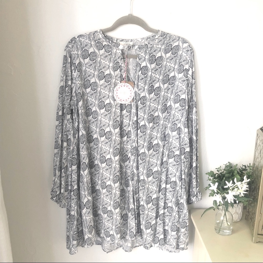 Umgee || Long Sleeve Swing Dress || NWT 🤍